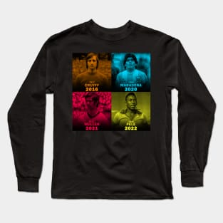 legends football Cruyff / Maradona / Muller / Pele Long Sleeve T-Shirt